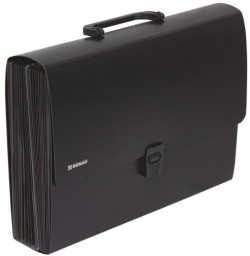 Box na dokumenty PP harmonikový s ručkou A4 čierny