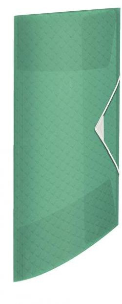 Plastový obal s gumičkou Esselte Colour`Ice zelený