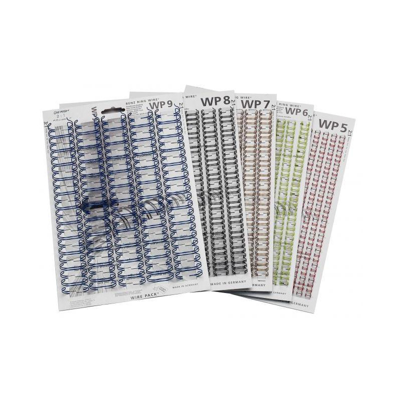 Drôtové hrebene Renz 32mm biele 2:1