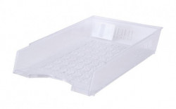 Odkladač rebrovaný priehľadný číry