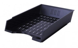 Odkladač rebrovaný čierny