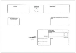 Poštové obálky C4 s páskou, doručenka, 50 ks