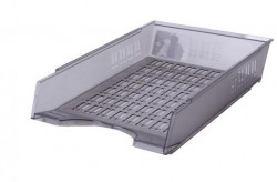 Odkladač rebrovaný priehľadný dymový