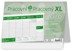 Stolový kalendár stĺpcový 24x16 cm - Pracovný XL 2026