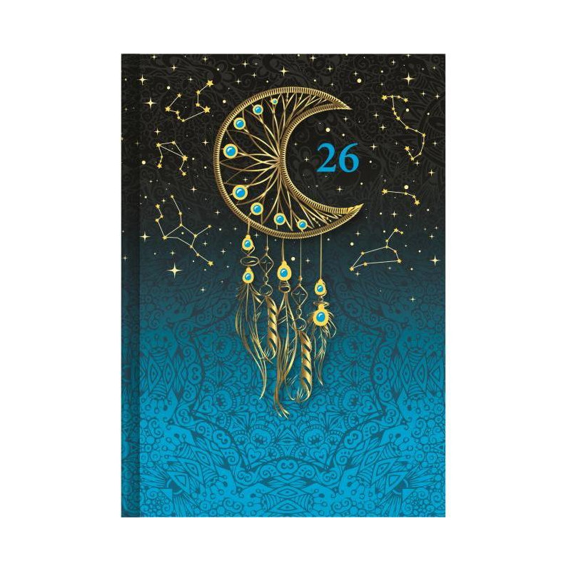 Diár denný A5 14,2x20,4 cm - ART Lapač snov 2026