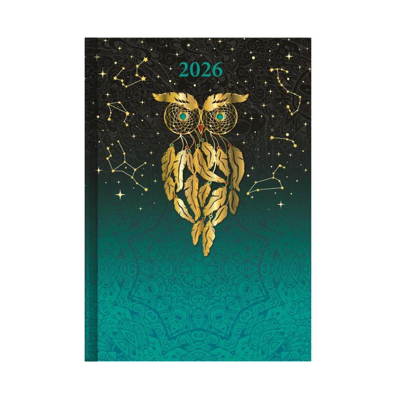 Diár týždenný A5 14,2 x 20,4 cm - ART Lapač snov 2026