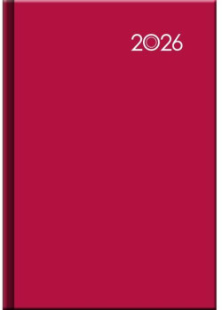 Diár FALCON týždenný A5 4,2 x 20,4 cm červený 2026