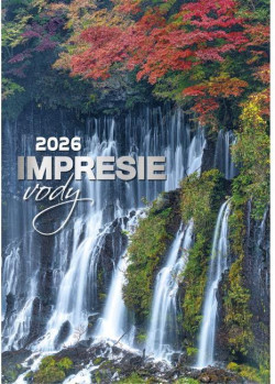 Nástenný kalendár 34 x 48,5 cm Impresie vody 2026