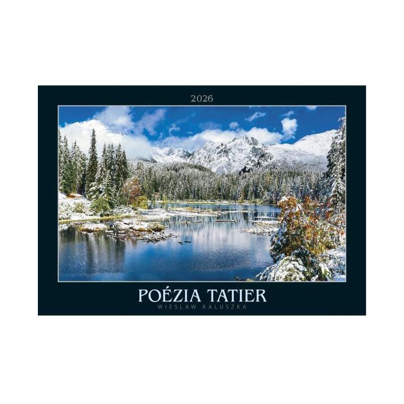 Nástenný kalendár 48,5 x 34 cm Poézia Tatier 2026