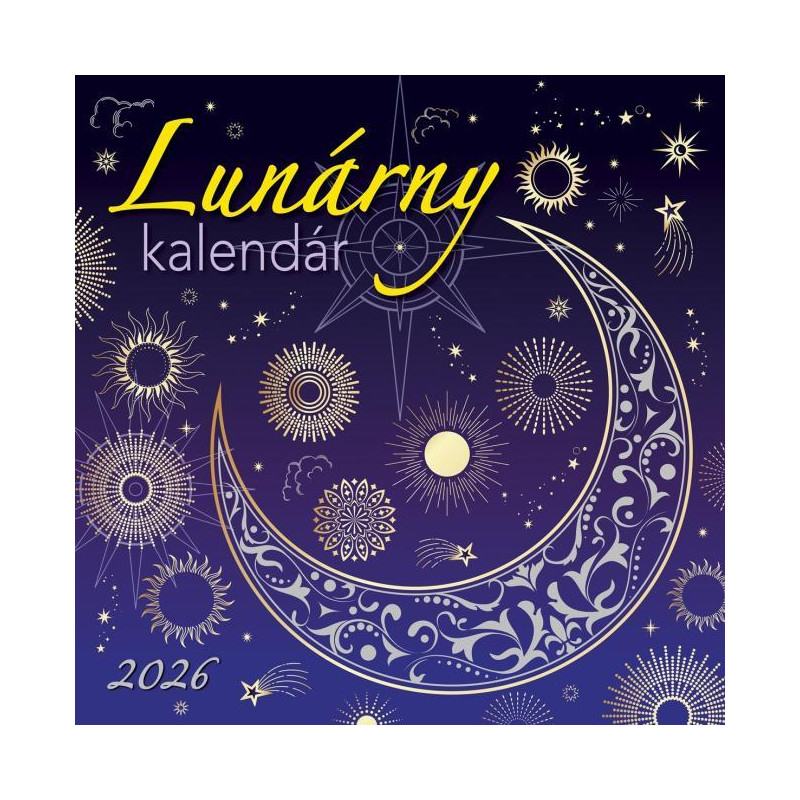 Nástenný kalendár 30 x 30 cm Lunárny 2026