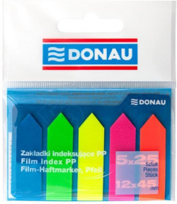 Záložky samolepiace 12x45 mm, 5x25 mm, šípka