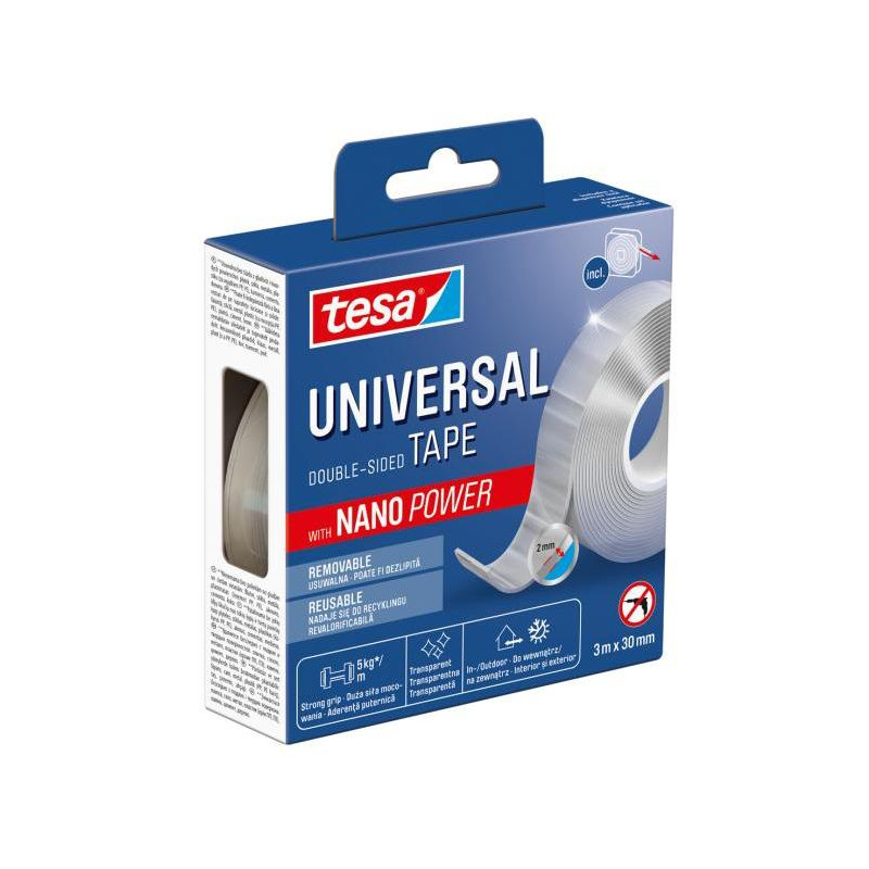 Obojstranná páska Tesa  NANOTAPE 30 mm x 3 m