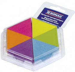 Bloček trojuholník, 6 neonových farieb