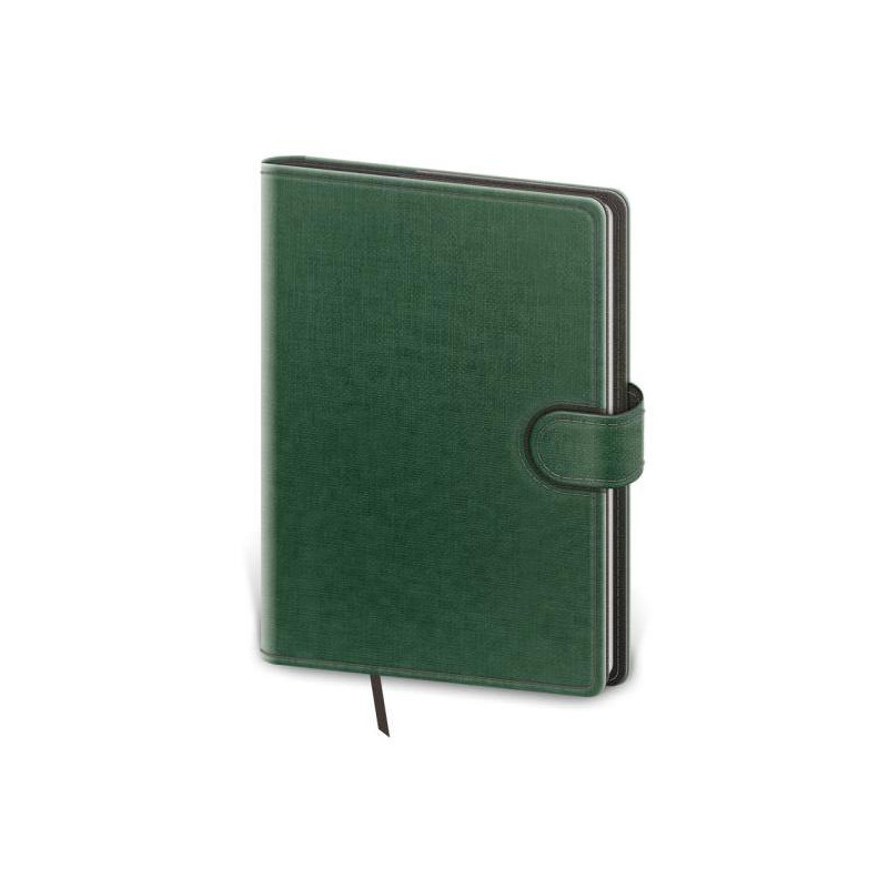 Diár Flip týždenný vreckový 9x14cm - zeleno/šedý 2026