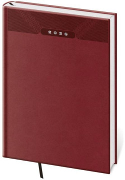 Diár Print classic denný A4 21x29,7cm anglická červená 2026