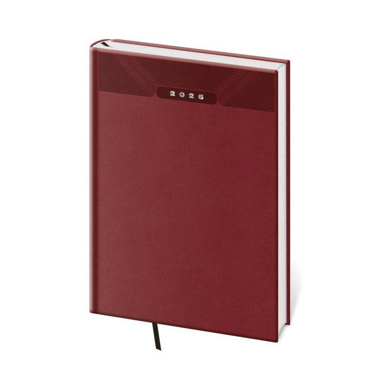 Diár Print classic denný A4 21x29,7cm anglická červená 2026