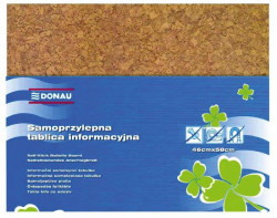 Samolepiaca nástenka 58x46cm hnedá DONAU