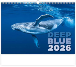 Nástenný kalendár Deep Blue 45 x 31,5 cm 2026