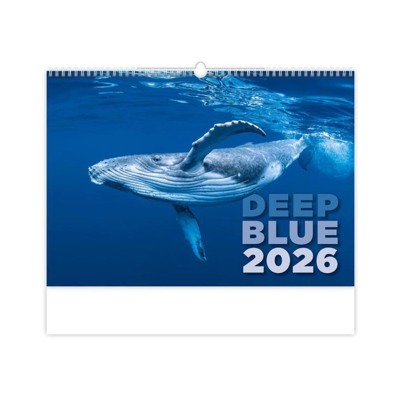 Nástenný kalendár Deep Blue 45 x 31,5 cm 2026