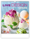 Nástenný kalendár Live Design 45 x 52 cm 2026