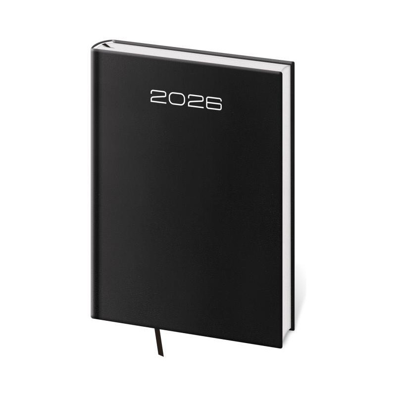 Diár Old Karachi týždenný B5 17x24 cm čierny 2026