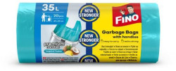 Vrecia zaväzovacie s ušami FINO Premium aromatic 35 ℓ, 10 mic., 49 x 60 cm, zelené (20 ks)