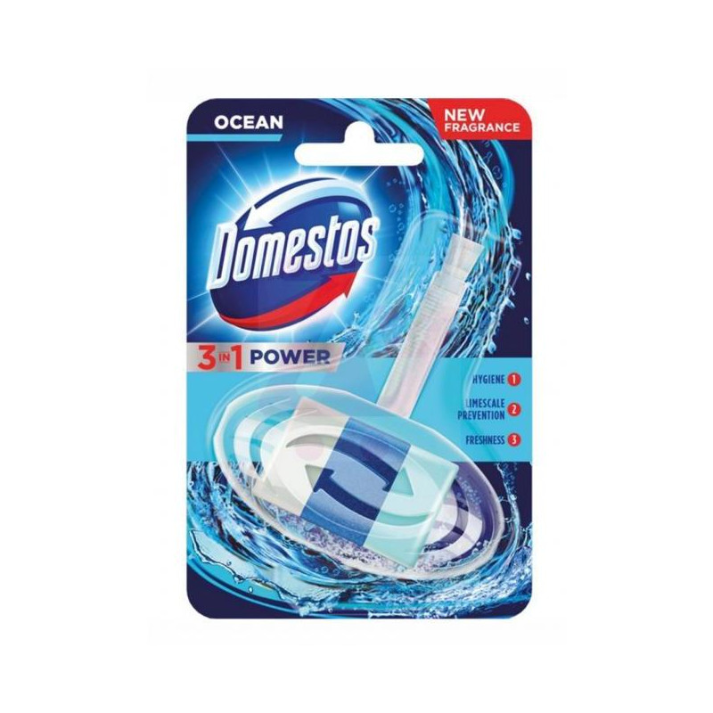 Domestos 3 in1 WC blok závesný tuhý Oceán 35 g