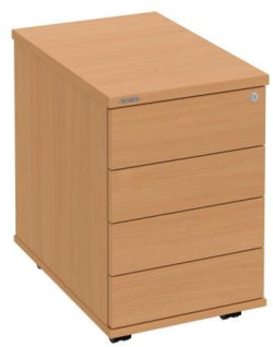 Kontajner Hobis, 40x60x60 cm, bezúchytkové otváranie, buk/buk