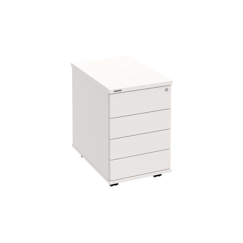 Kontajner Hobis, 40x60x60 cm, bezúchytkové otváranie, biely/biely