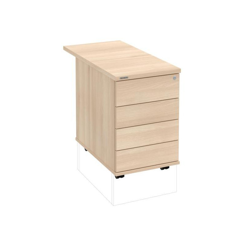 Kontajner Hobis, 40x60x80 cm, bezúchytkové otváranie, agát/agát