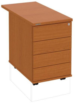 Kontajner Hobis, 40x60x80 cm, bezúchytkové otváranie, čerešna/čerešňa