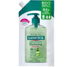 Sanytol tekuté mydlo dezinfekčné, hydratujúce, náhradná náplň, aloe vera, 500 ml
