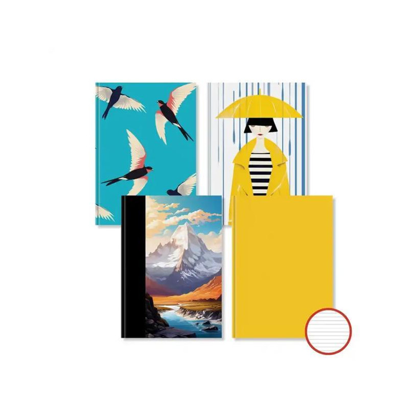 Záznamová kniha  A5 144 listov linajková