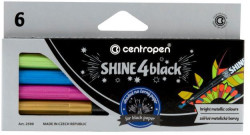 Sada metalických popisovačov Centropen 2590/6