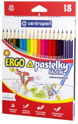 Farbičky trojhranné CENTROPEN 9521/18f