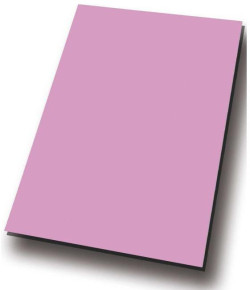 Kresliaci kartón A4, 50 listov, 225g, farba ružová