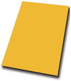 Kresliaci kartón A4, 50 listov, 225g, farba žltá