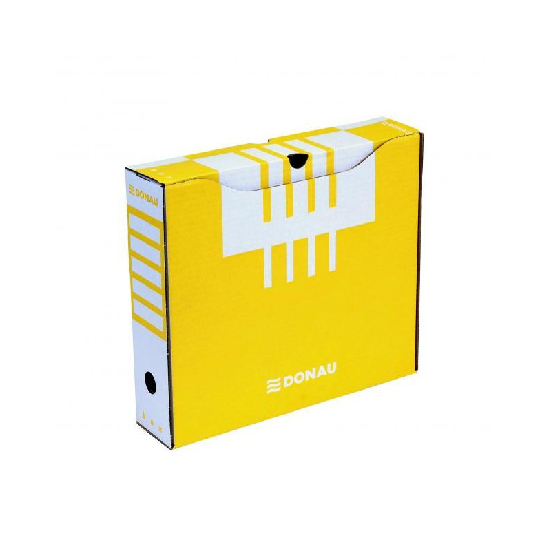 Archívny box DONAU 80mm žltý