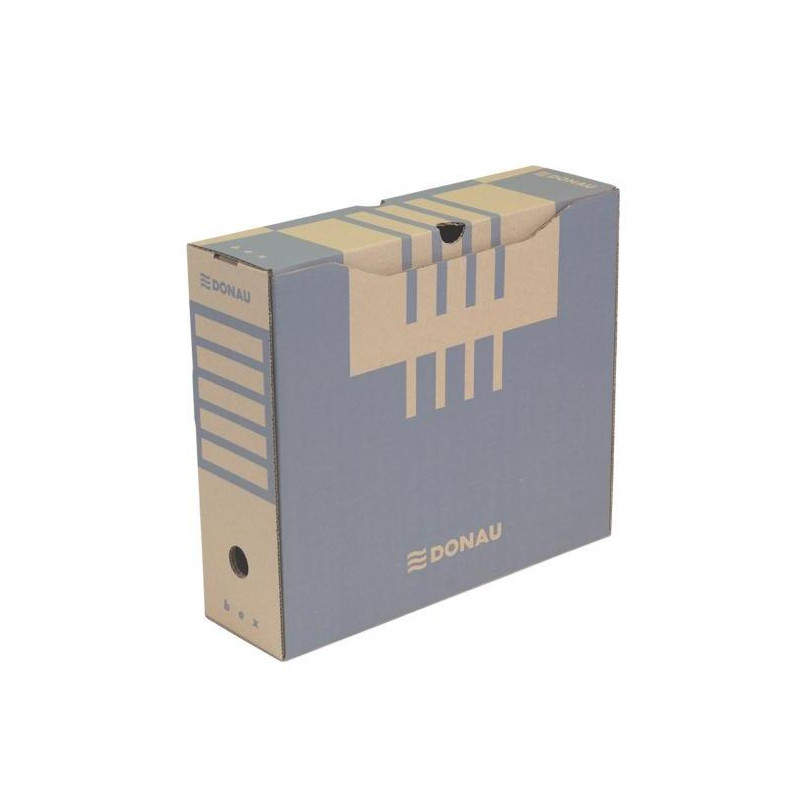 Archívny box DONAU 100mm hnedý