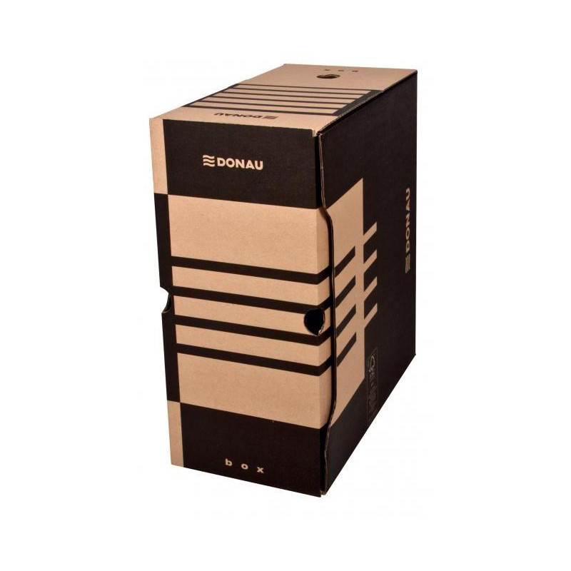 Archívny box DONAU 155mm hnedý