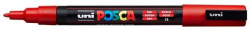 Popisovač uni POSCA PC-3M červený