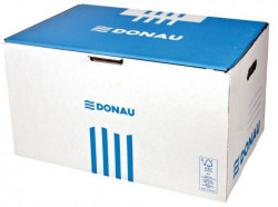 Archívna krabica s predným otváraním DONAU modrá 555×360×315 mm