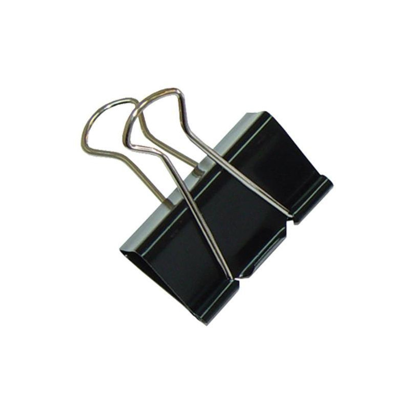 Klipy na dokumenty Office Products 25mm čierne