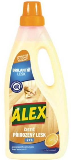 Alex čistič prirodzený lesk 2v1 na laminát pomaranč 750ml