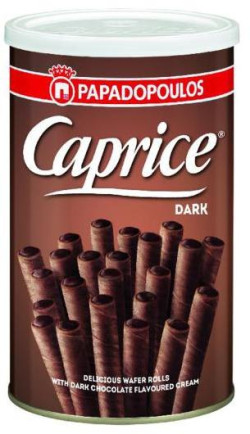 Caprice Dark plnené trubičky 115g