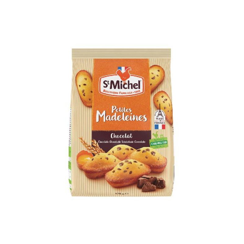 St Michel Mini Madlenky s kúskami čokolády 175g
