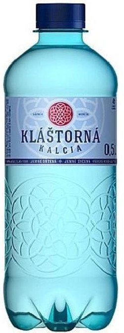 Minerálna voda Kláštorná Kalcia 12 x 0,5l jemne sýtená