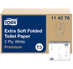 Toaletný papier 2-vrstvový skladaný extra jemný TORK Premium T3, 252 ks