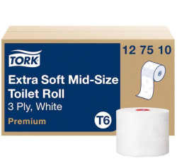 Toaletný papier 3-vrstvový TORK Premium Extra Soft, 70 m, biely T6, 27 ks