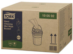 Utierky čistiace vlhčené na ruky Tork vo vedierku W14, 58ks